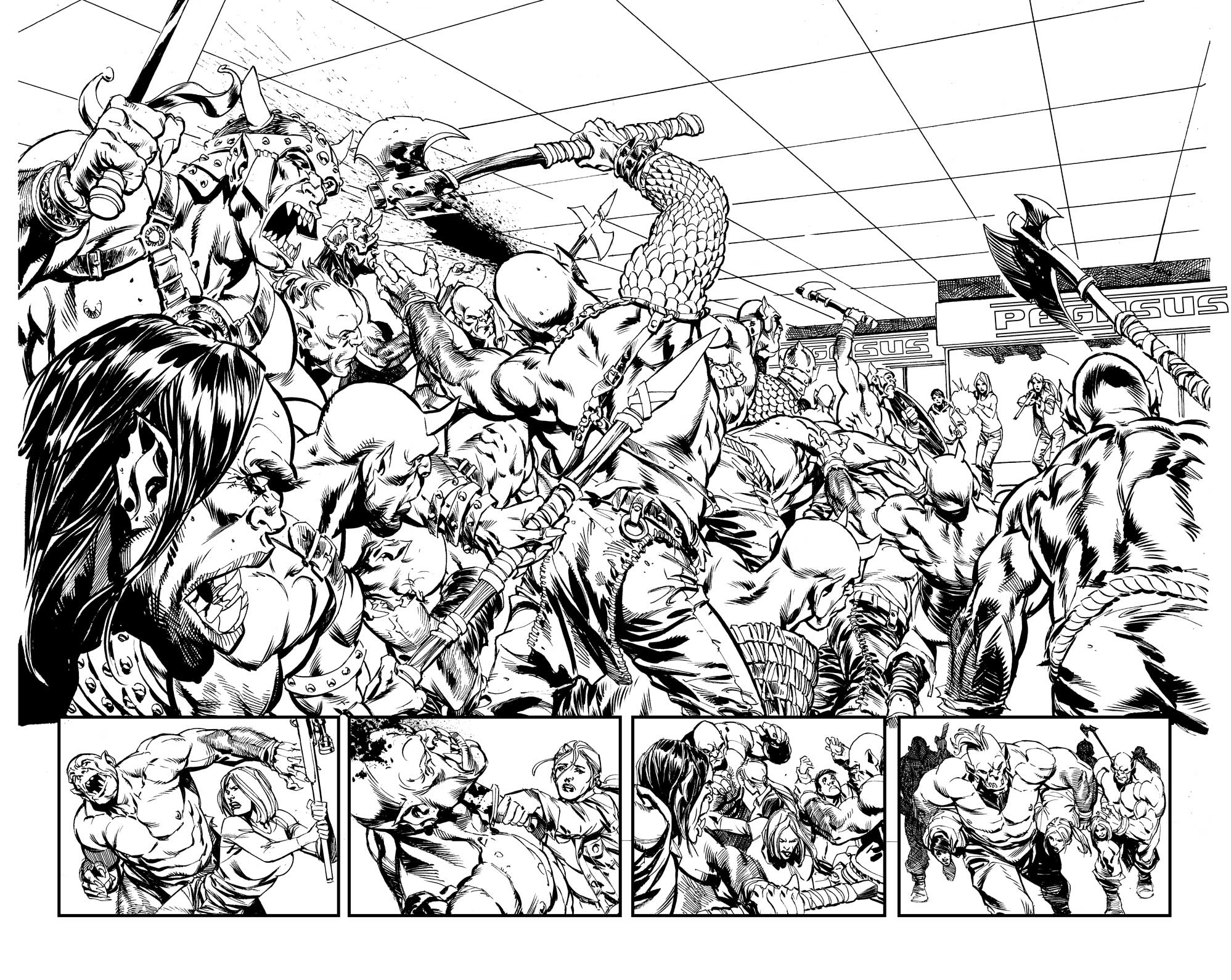 King's Road # Splash Pages by Staz Johnson