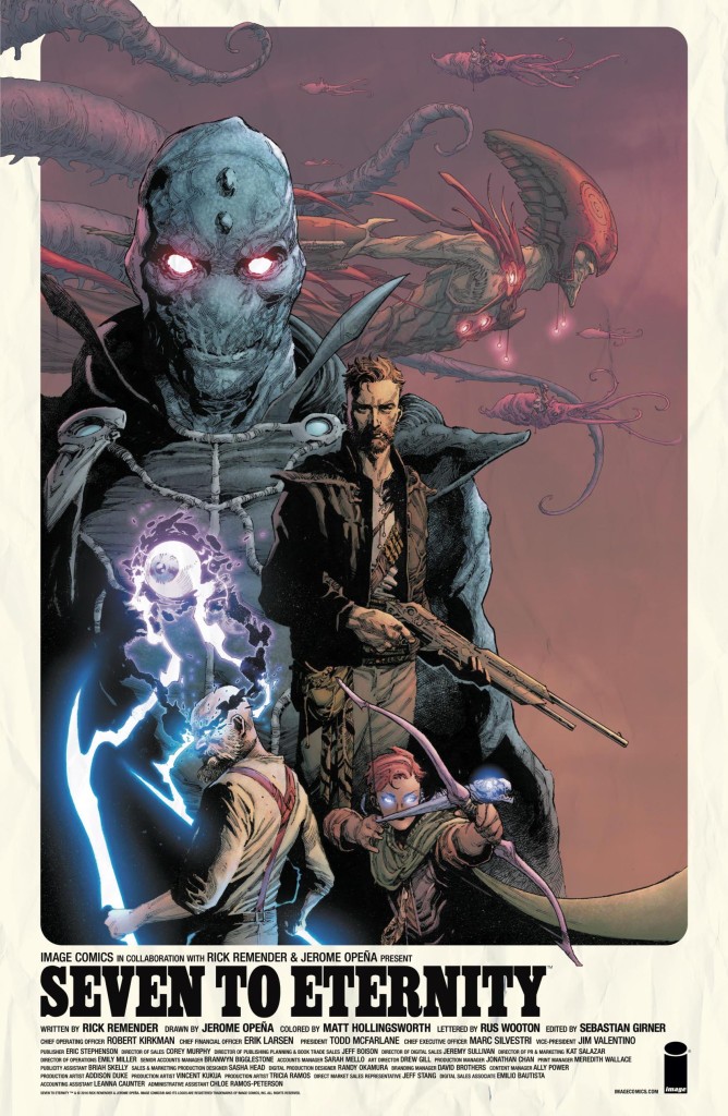 SEVEN TO ETERNITY by Rick Remender & Jerome Opeña Writer