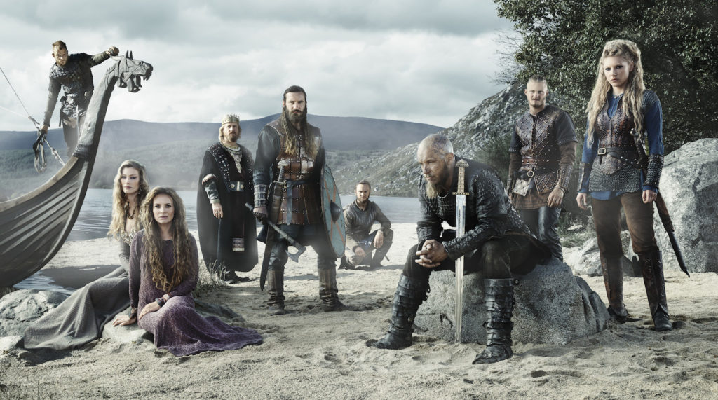 The cats of Vikings from Season 3, the setting for the new comic. Image: MGM/History Channel