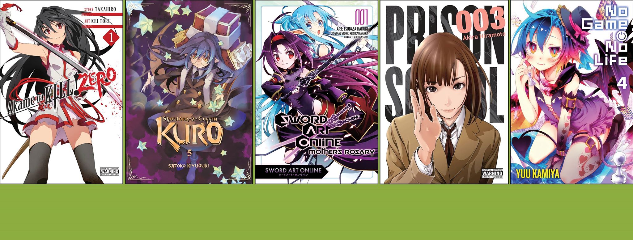 Some recent Yen Press titles