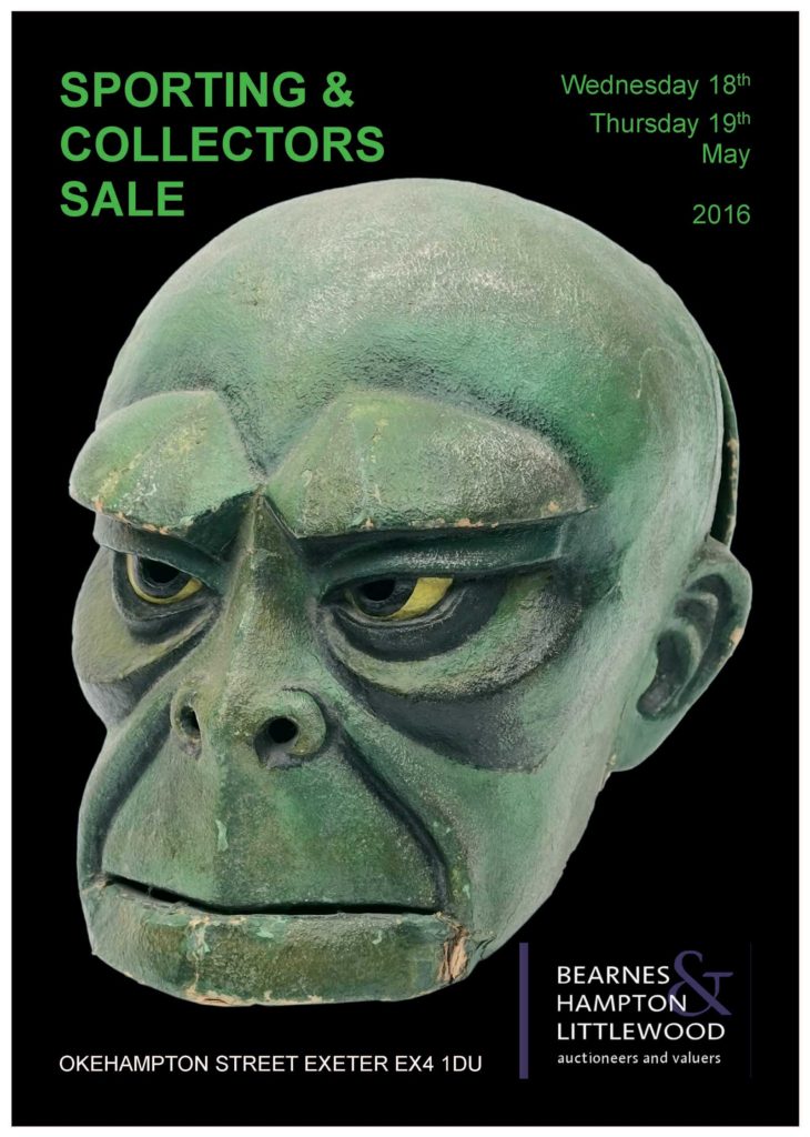 Bearnes Hampton & Littlewood Ltd Auction Catalogue - 18th May 2016 showing Treen Head