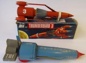 JR21 Thunderbird 3 and Thunderbird 1 Models. Image © 2016 Bearnes Hampton & Littlewood Limited