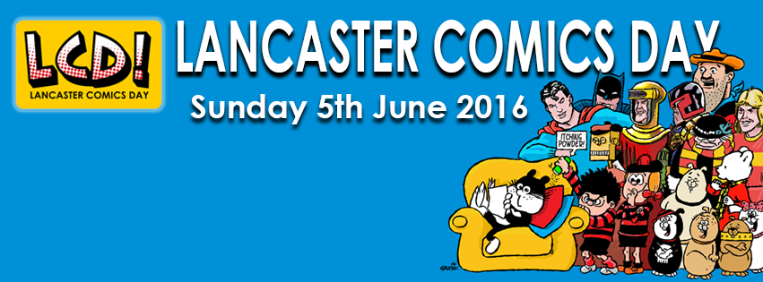 Lancaster Comics Day 2016 Banner