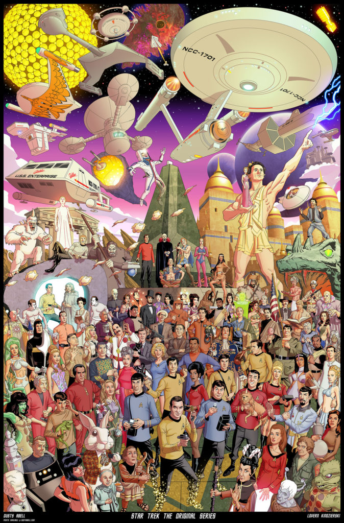 Set to be released as a jigsaw by Jumbo Games in the UK, this amazing Star Trek artwork by Dusty Abell is also available worldwide as an officially-licensed poster direct from the artist