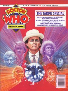 Doctor Who Magazine 174. One of my favourite covers, by Alister Pearson