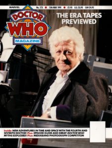 An unused cover design for Doctor Who Magazine Issue 173
