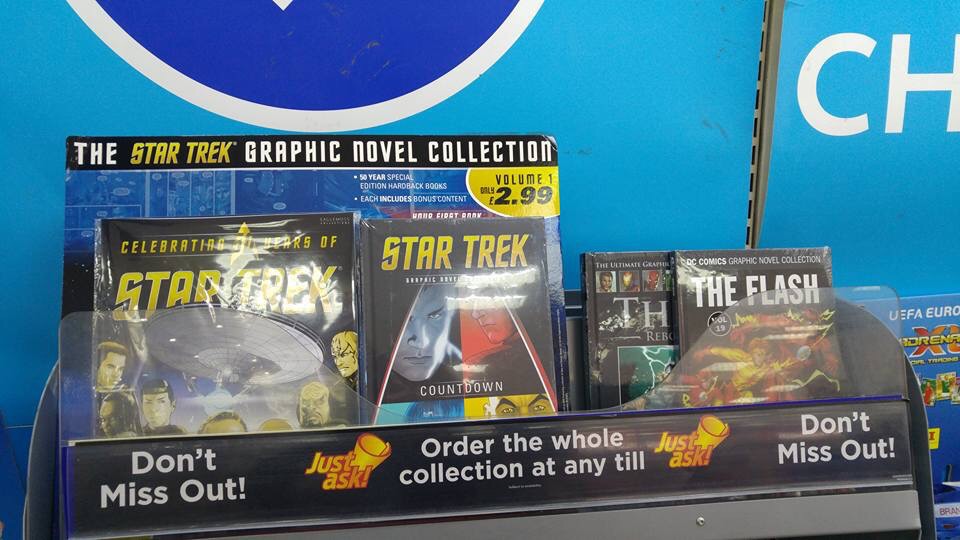 The Star Trek Graphic Novel collection test, spotted in WHSmith Reading by Jon Carpenter