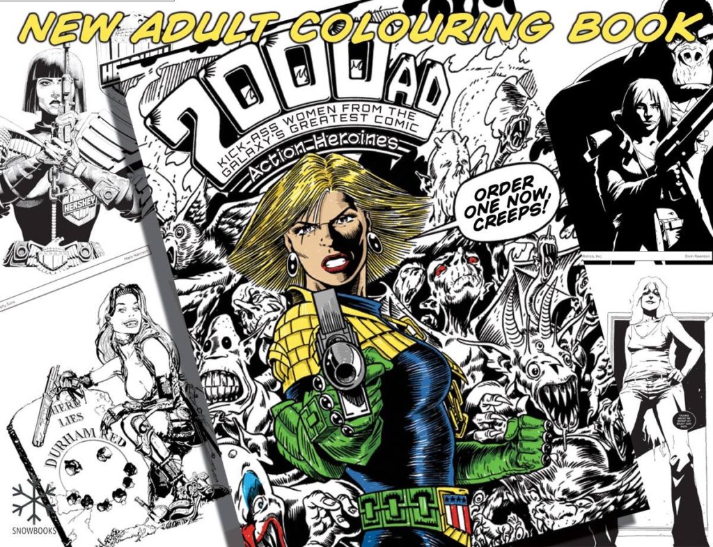 The 2000AD Action Heroines Colouring Book