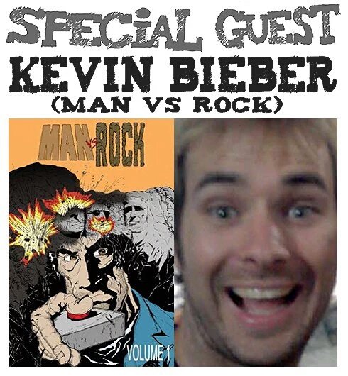 Awesome Comics Podcast Episode 47 - Kevin Bieber and Man vs Rock!