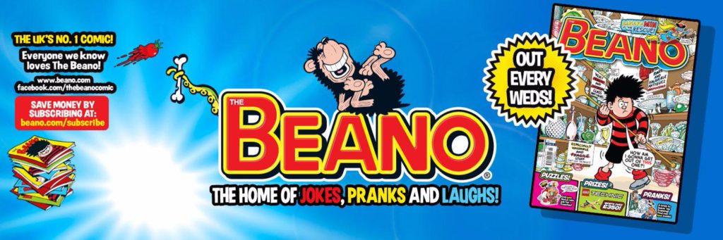 The Beano comic promotional image 2016