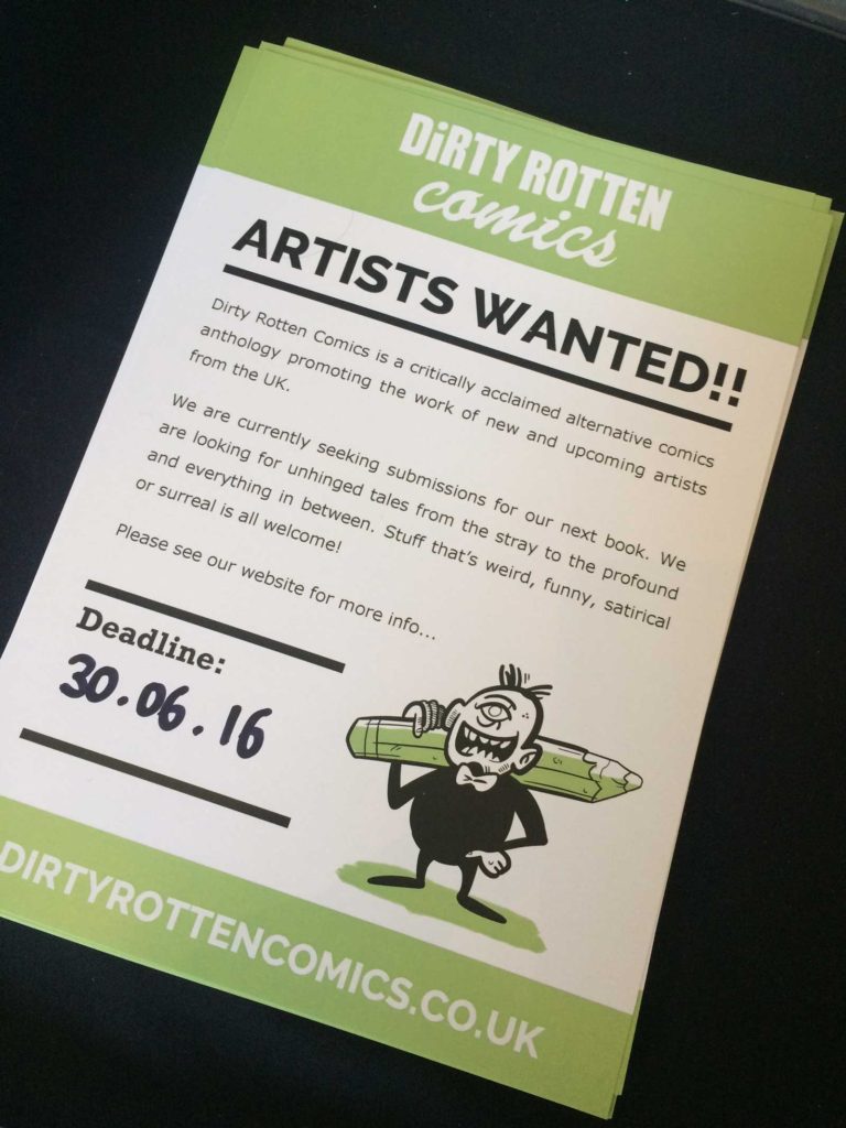 Dirty Rotten Comics: Artists Wanted!