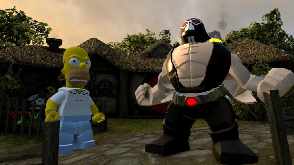 Homer Simpson - ready to take on Batman's Bane in LEGO Dimensions