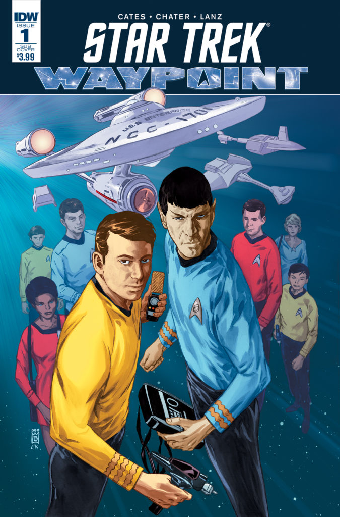 The Star Trek Original Series cover for the new Star Trek Waypoint title from IDW, out September 2016