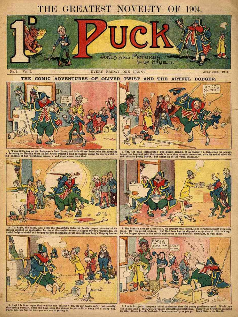 The British comic Puck Issue One, published in June 1904