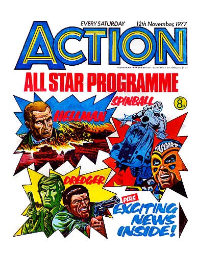 Action cover dated 12th November 1977