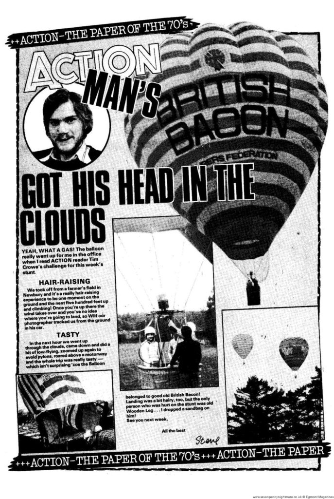 Action Man 10: 1st May – Hot air ballooning at 2,000 feet