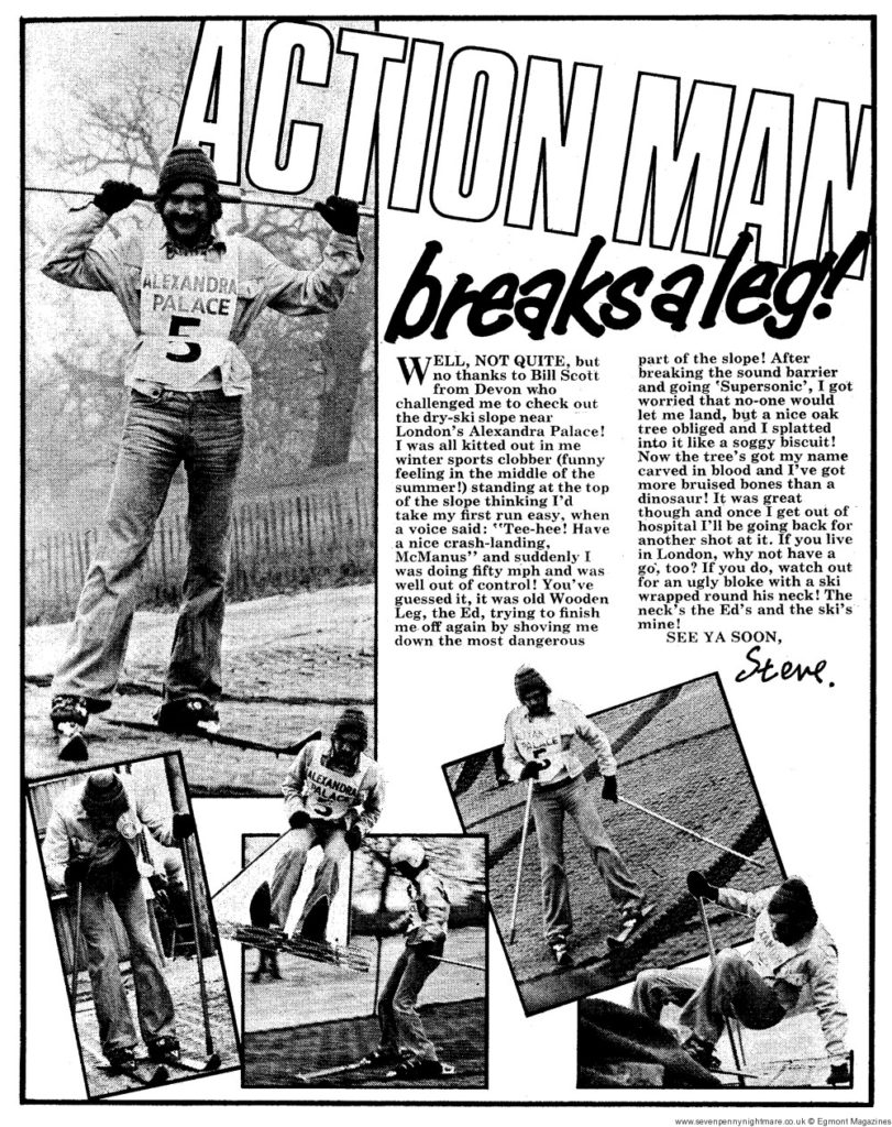 Action Man 12: 14th August – Dry skiing at Alexandra Palace