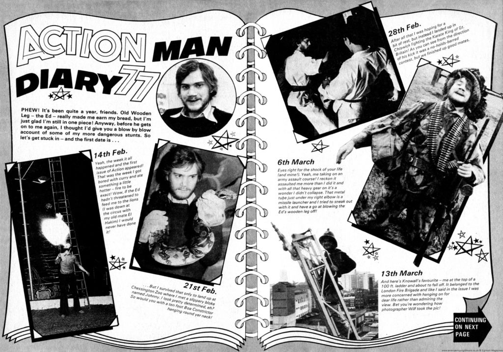 Action Annual 1977 - Action Man Diary 1