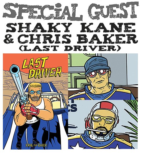 Awesome Comics Podcast Episode 64 - Shaky Kane, Chris Baker and Last Driver