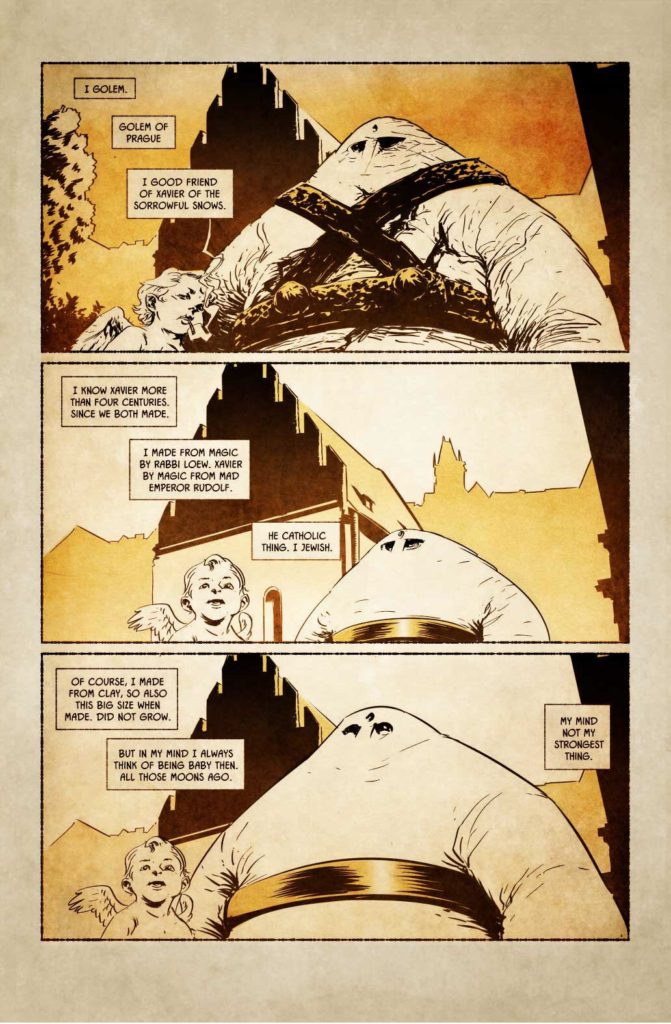 A page from "A page from "The Famous Golem Speaks (Briefly)"