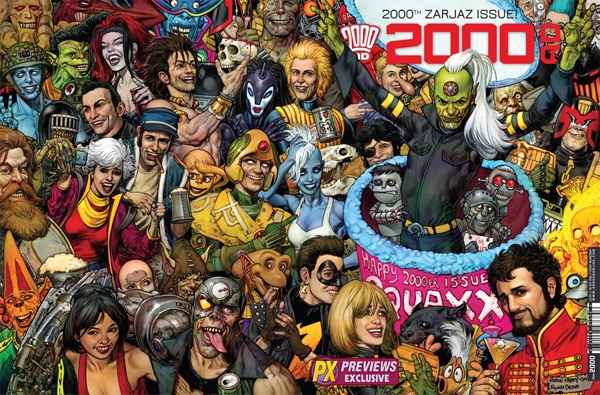 2000AD Prog 2000 Newsstand Cover by Cliff Robinson