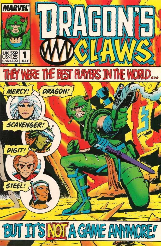 Inspirational: Dragon's Claws, which Simon and Geoff co-created for Marvel UK