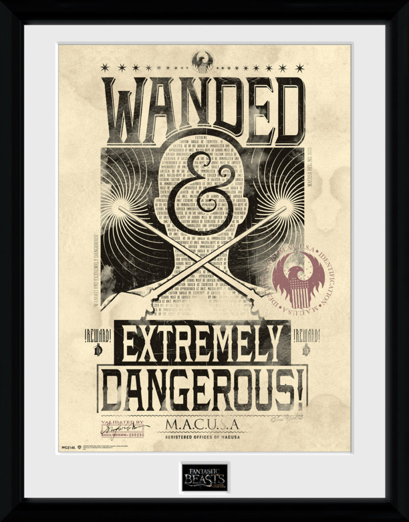 GB Posters - Fantastic Beasts Wanted Poster