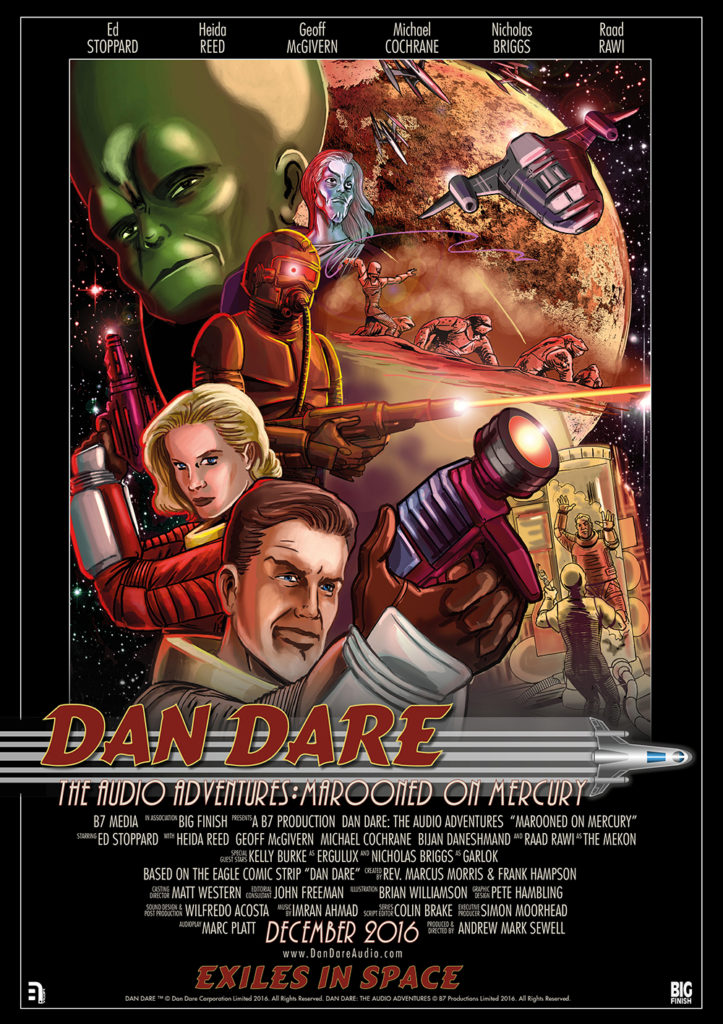 Dan Dare Audio Adventures - Marooned on Mercury Poster