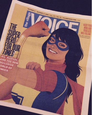 New York's Village Voice reports on the modern Ms Marvel