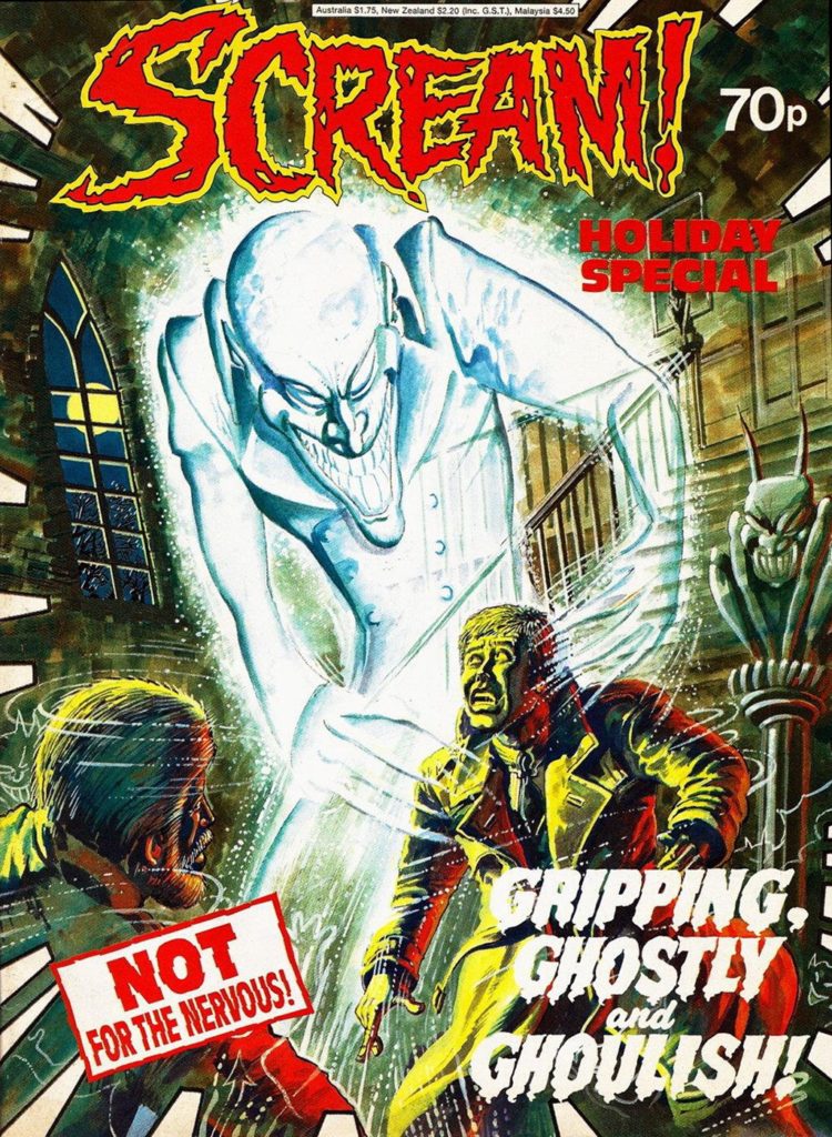 Scream Holiday Special 1984. Cover by Keith Page