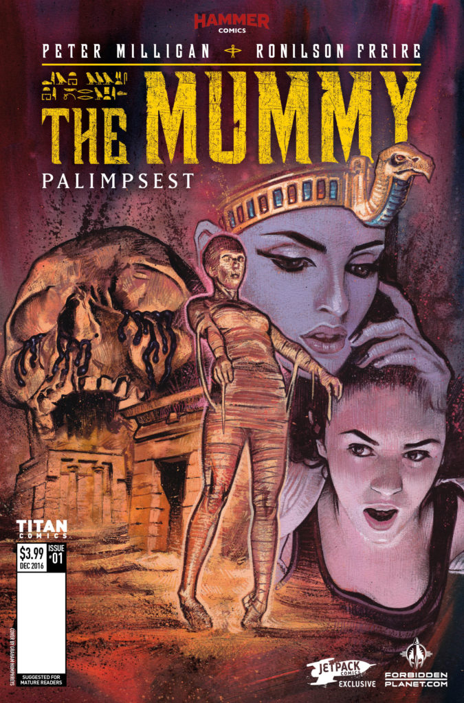 The Mummy #1 - Jetpack Comics / Forbidden Planet variant by Graham Humphreys 