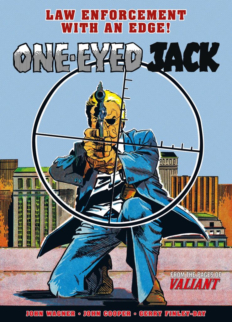 Promotional art for Rebellion's new One-Eyed Jack collection, based on the character's first cover appearance in Valiant