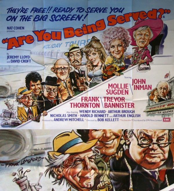 Are You Being Served Film Poster by Frank Langford