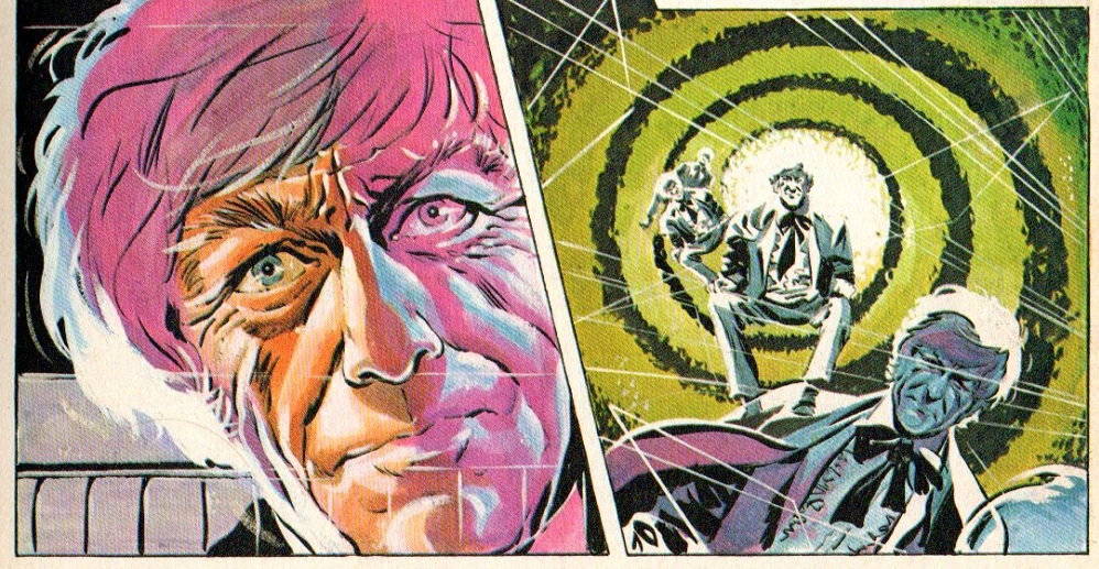Doctor Who - Countdown Annual 1974 - art by Frank Langford