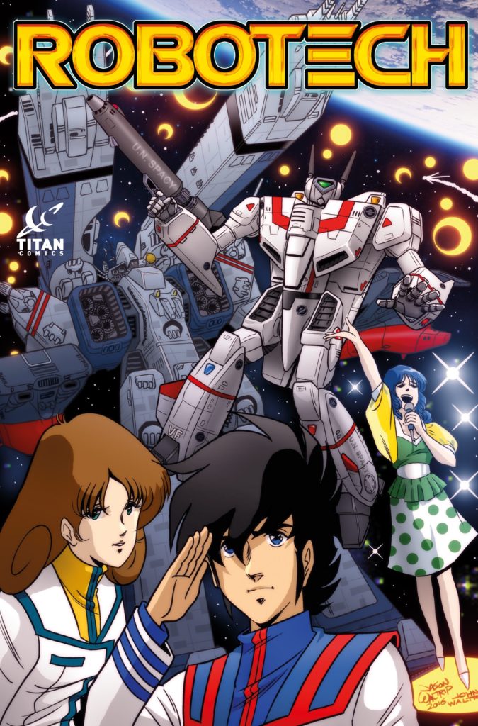 Robotech #1 “Retro” Cover by Jason and John Waltrip
