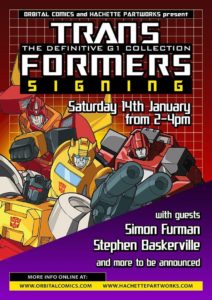 Transformers Signing - 14th January 2016 - Orbital Comics