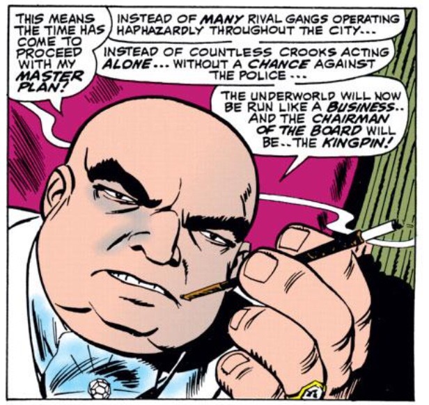 The Kingpin's first appearance in Amazing Spider-Man #50