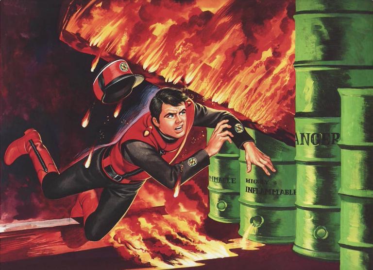 Captain Scarlet and the Mysterons - End Titles by Ron Embleton
