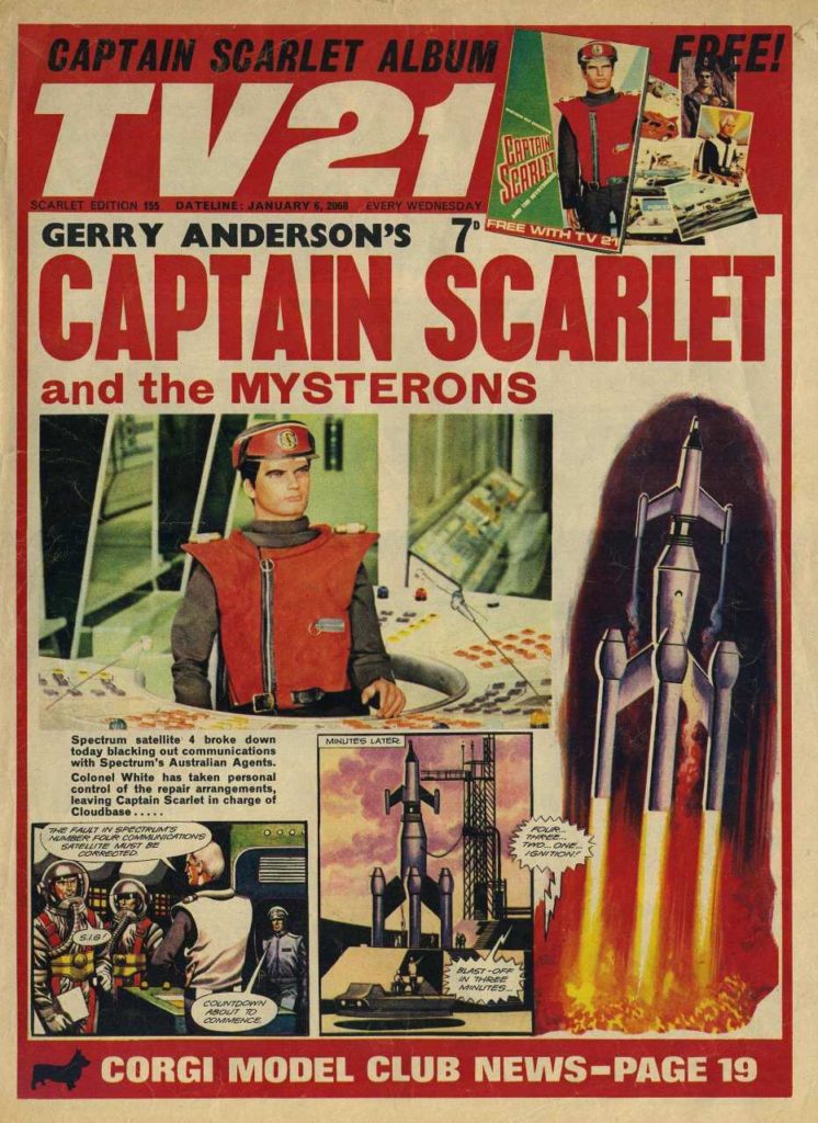 TV21 Issue 155 - Captain Scarlet cover