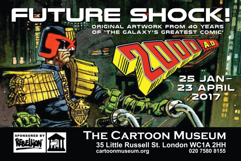 Future Shock! 40 Years of 2000AD - Poster