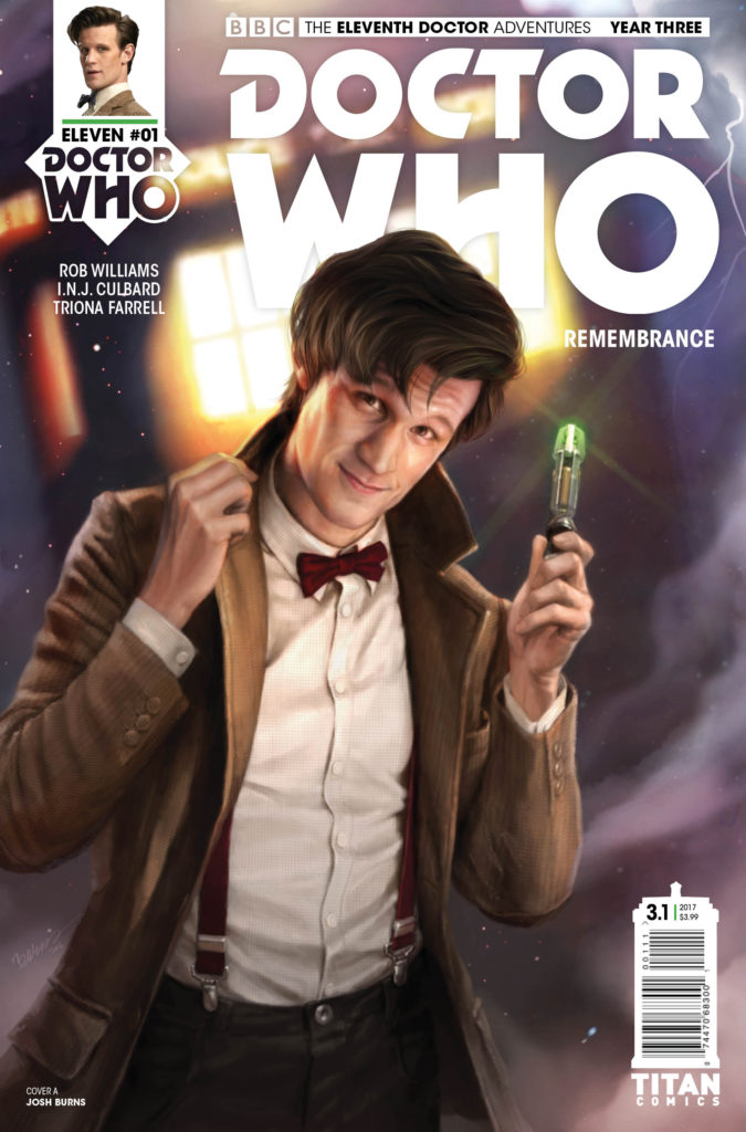 Doctor Who: The Eleventh Doctor Year 3 #1 Cover A by Josh Burns