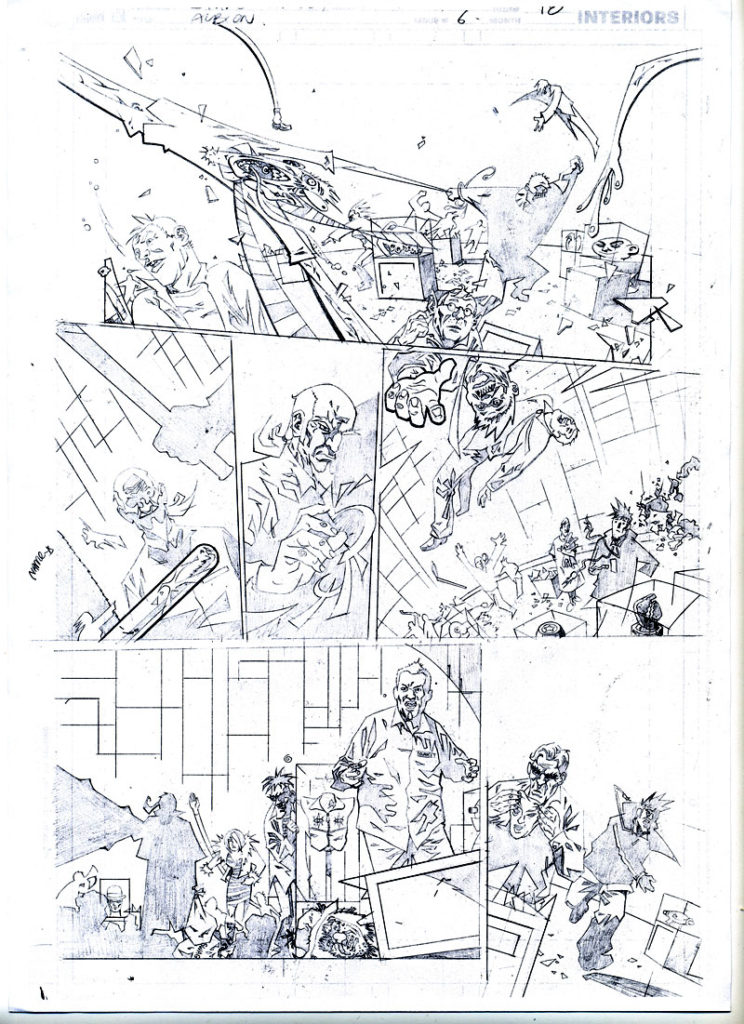 A sample of Shane's stunning pencils for Albion.