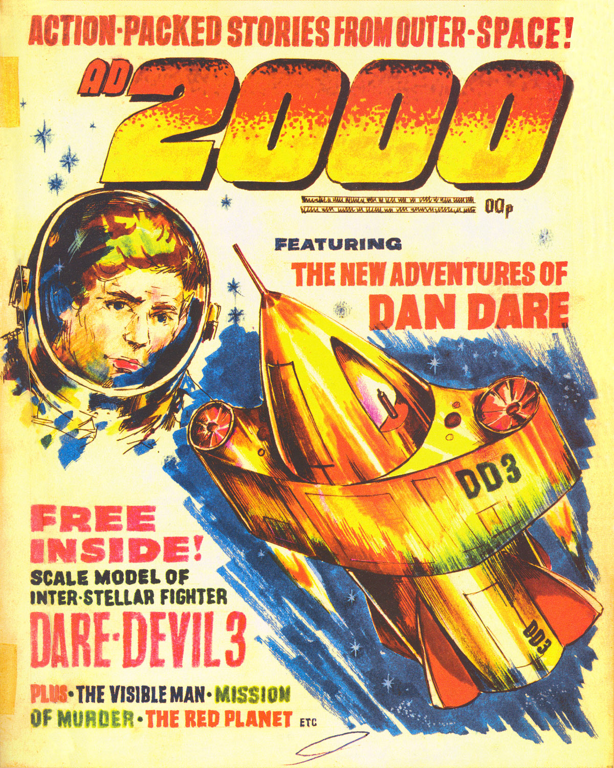 An early dummy cover for "AD2000", cover artist unknown