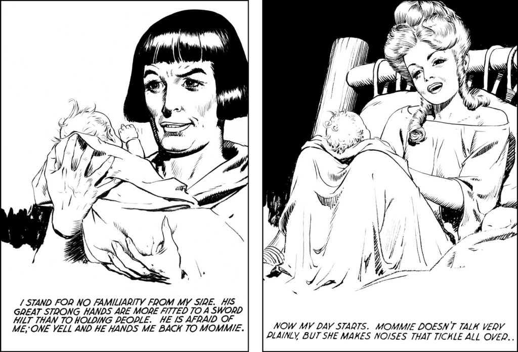 Prince Valiant, moving with the times with the introduction of Arn in 1947