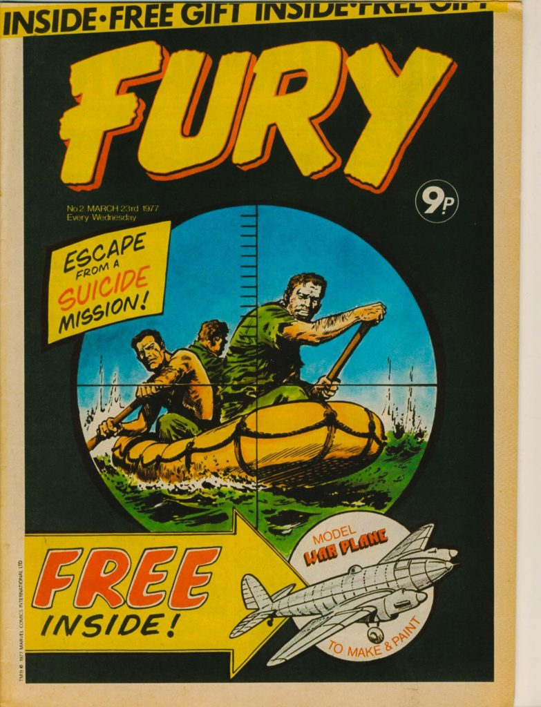 Fury #2 - cover by Eric Bradbury