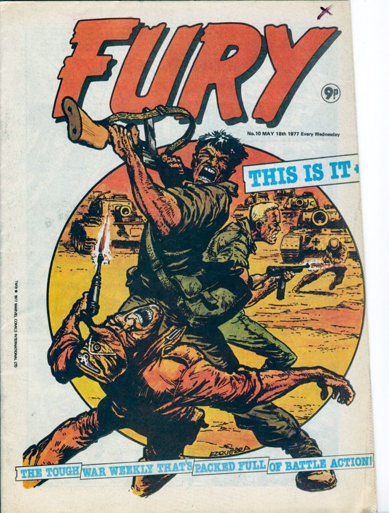 Fury #10 - cover by Carlos Ezquerra 