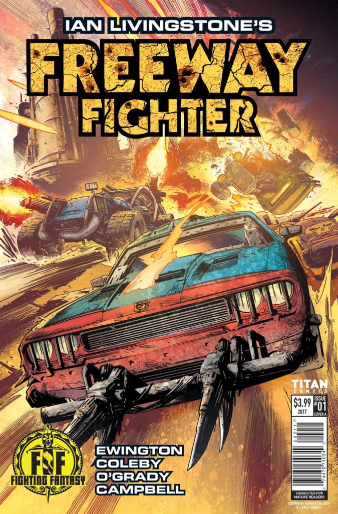 Freeway Fighter #1 - Cover A: Simon Coleby & Len O’Grady