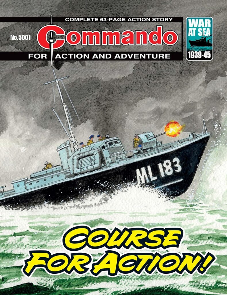 Commando 5001 – Course for Action!
Story: George Low | Art and Cover: Keith Page