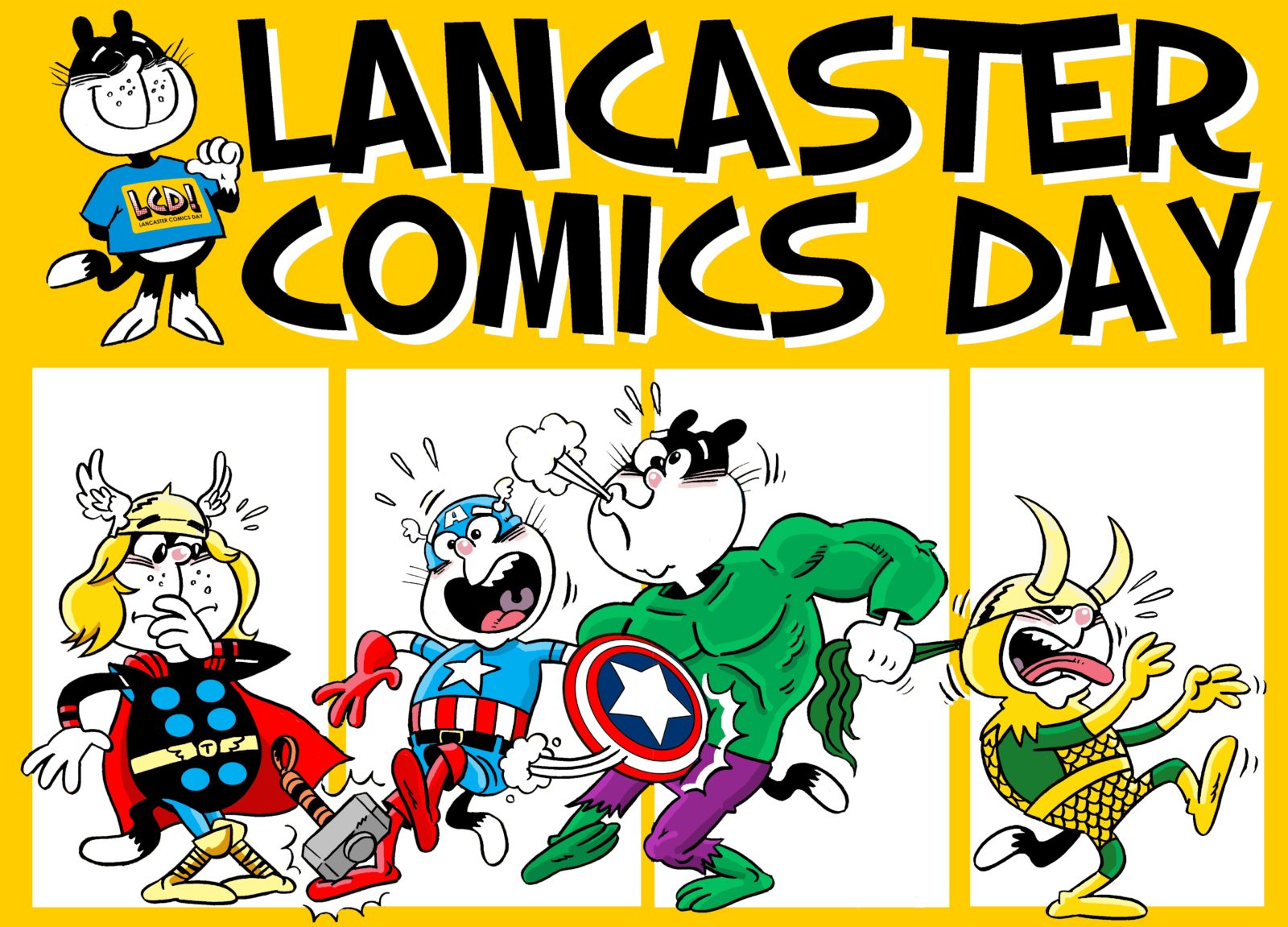 Lancaster Comics Day 2017 Poster SNIP