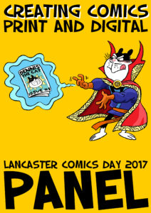 Lancaster Comics Day 2017 - Creating Comics Poster